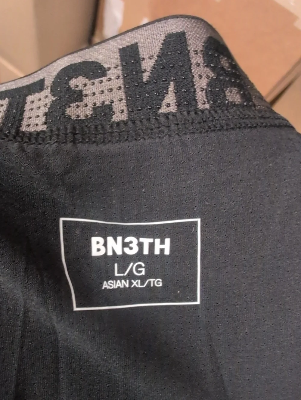 Men’s BN3TH Black Performance Slider Jocks Underware Size Large